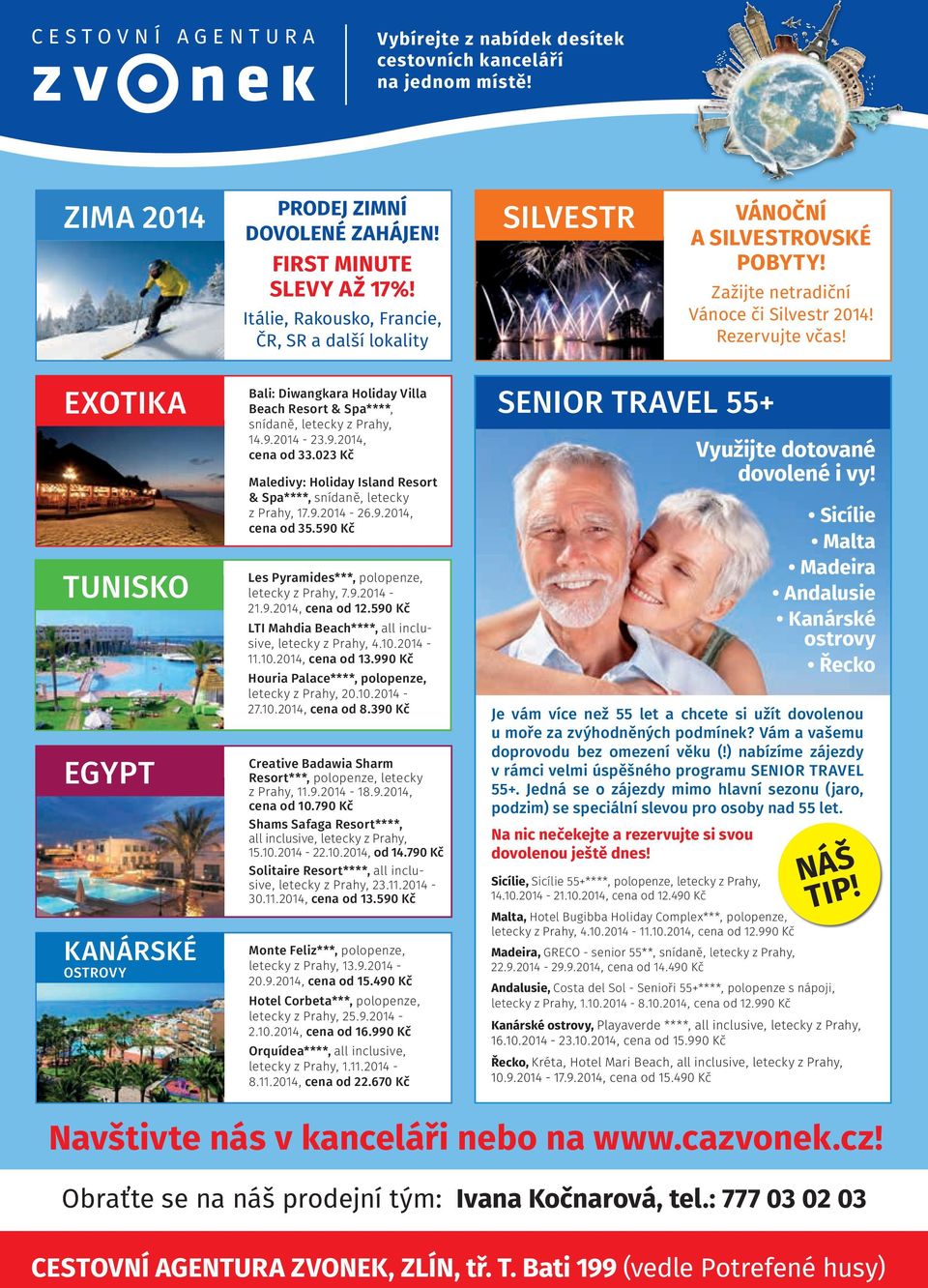 EXOTIKA TUNISKO EGYPT KANÁRSKÉ OSTROVY Bali: Diwangkara Holiday Villa Beach Resort & Spa****, snídaně, letecky z Prahy, 14.9.2014-23.9.2014, cena od 33.