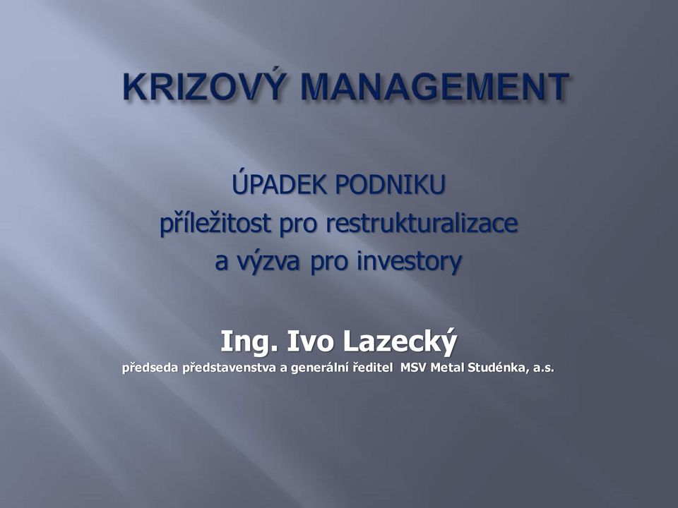 investory Ing.