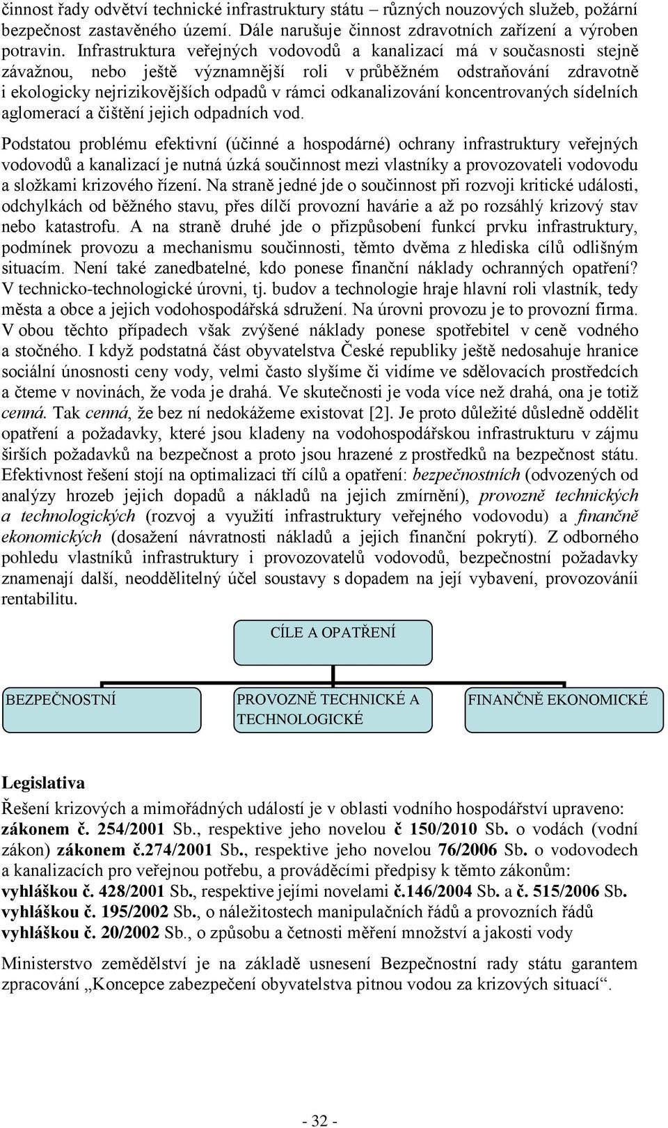 odkanalizování koncentrovaných sídelních aglomerací a čištění jejich odpadních vod.