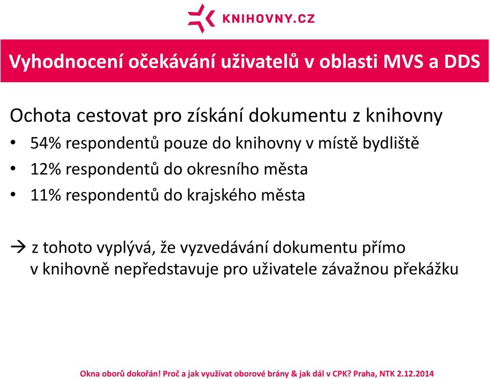 respondentů do okresního města 11% respondentů do krajského města z tohoto