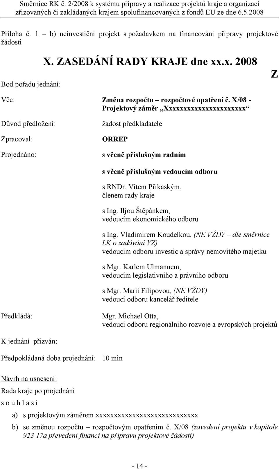 Vítem Příkaským, členem rady kraje s Ing. Iljou Štěpánkem, vedoucím ekonomického odboru s Ing.