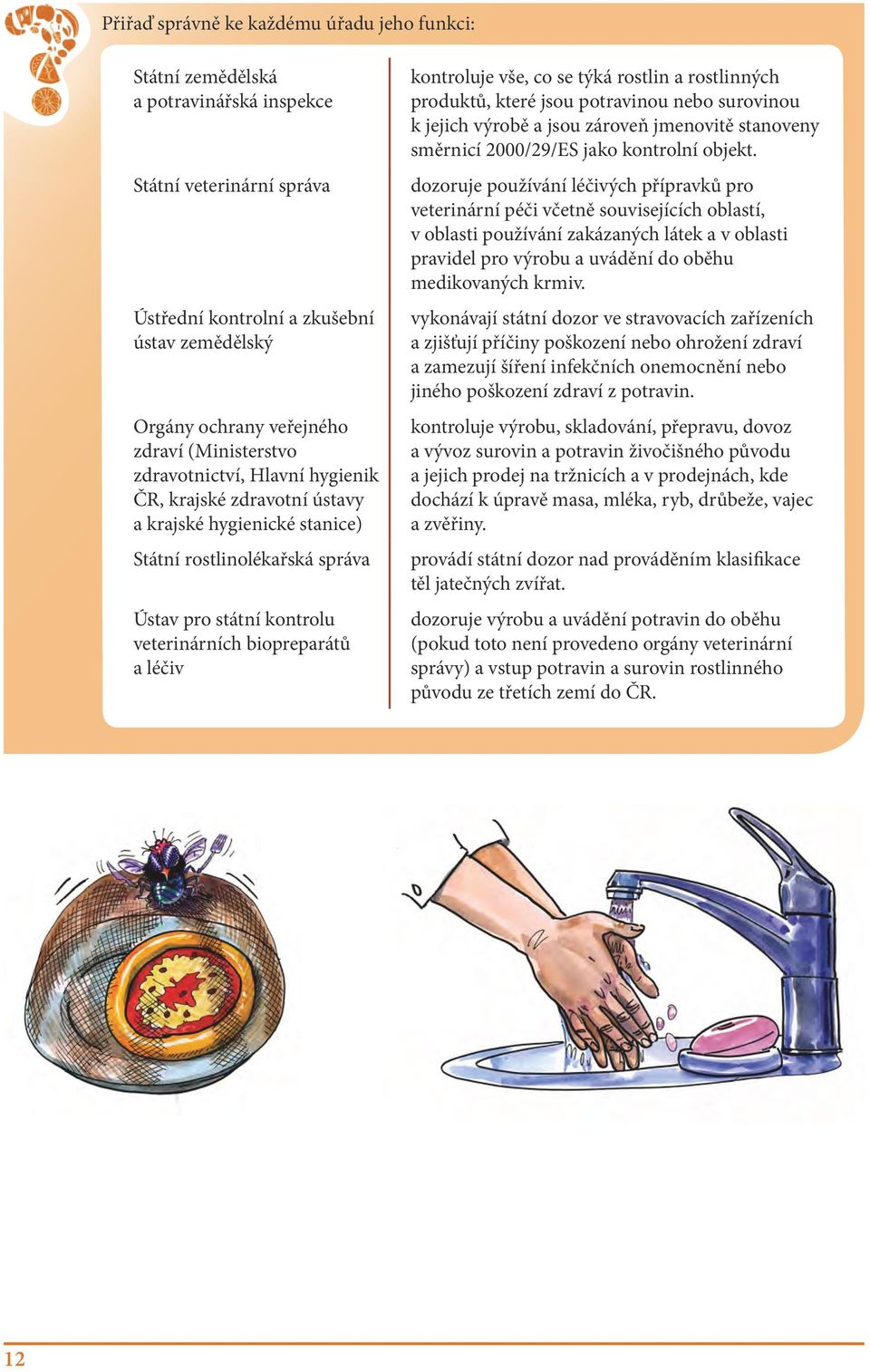 kontroluje vše, co se týká rostlin a rost linných produktů, které jsou potravinou nebo surovinou k jejich výrobě a jsou zároveň jmenovitě stanoveny směrnicí 2000/29/ES jako kontrolní objekt.