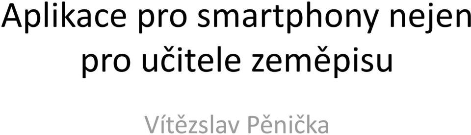 pro učitele