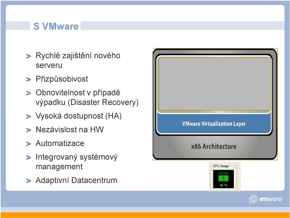 (Disaster Recovery) Vysoká dostupnost (HA)