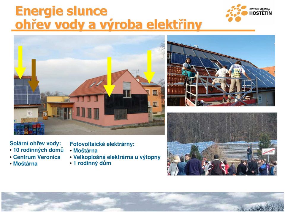 Veronica Moštárna Fotovoltaické elektrárny: