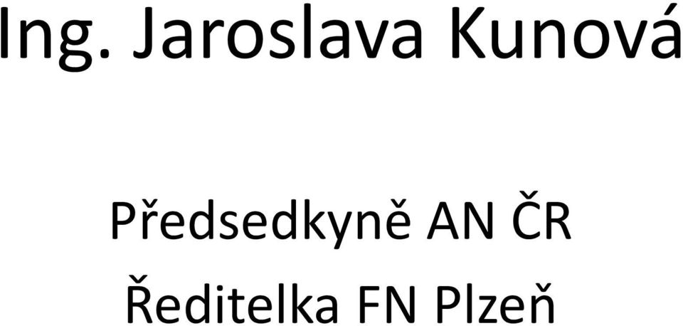 Předsedkyně AN