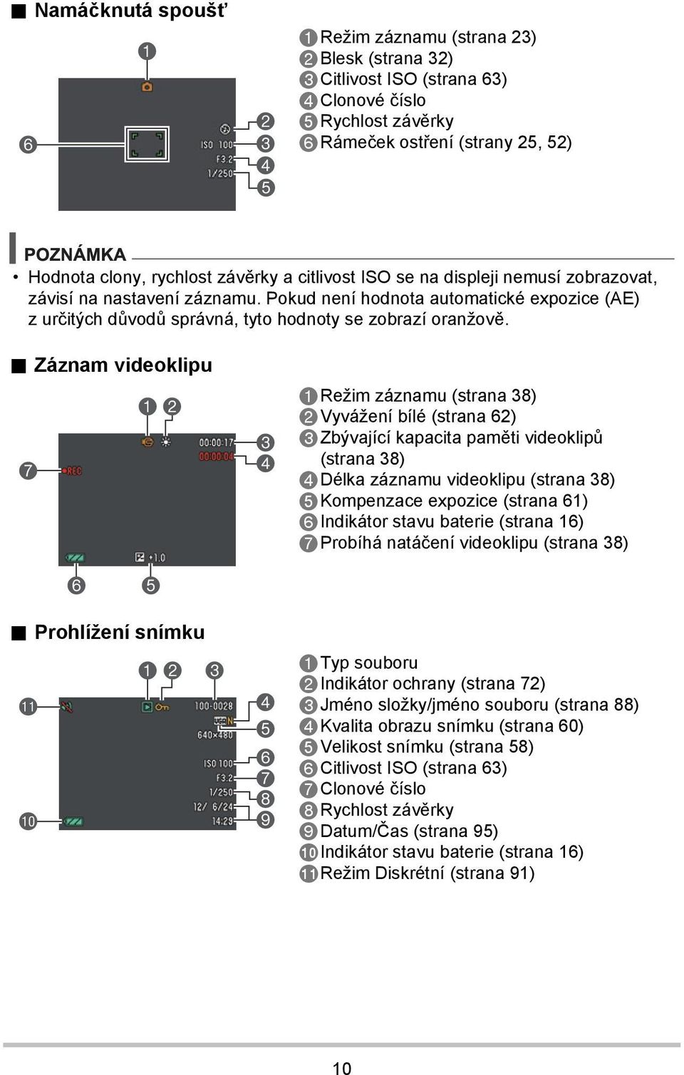 . Záznam videoklipu 12 7 6 5.