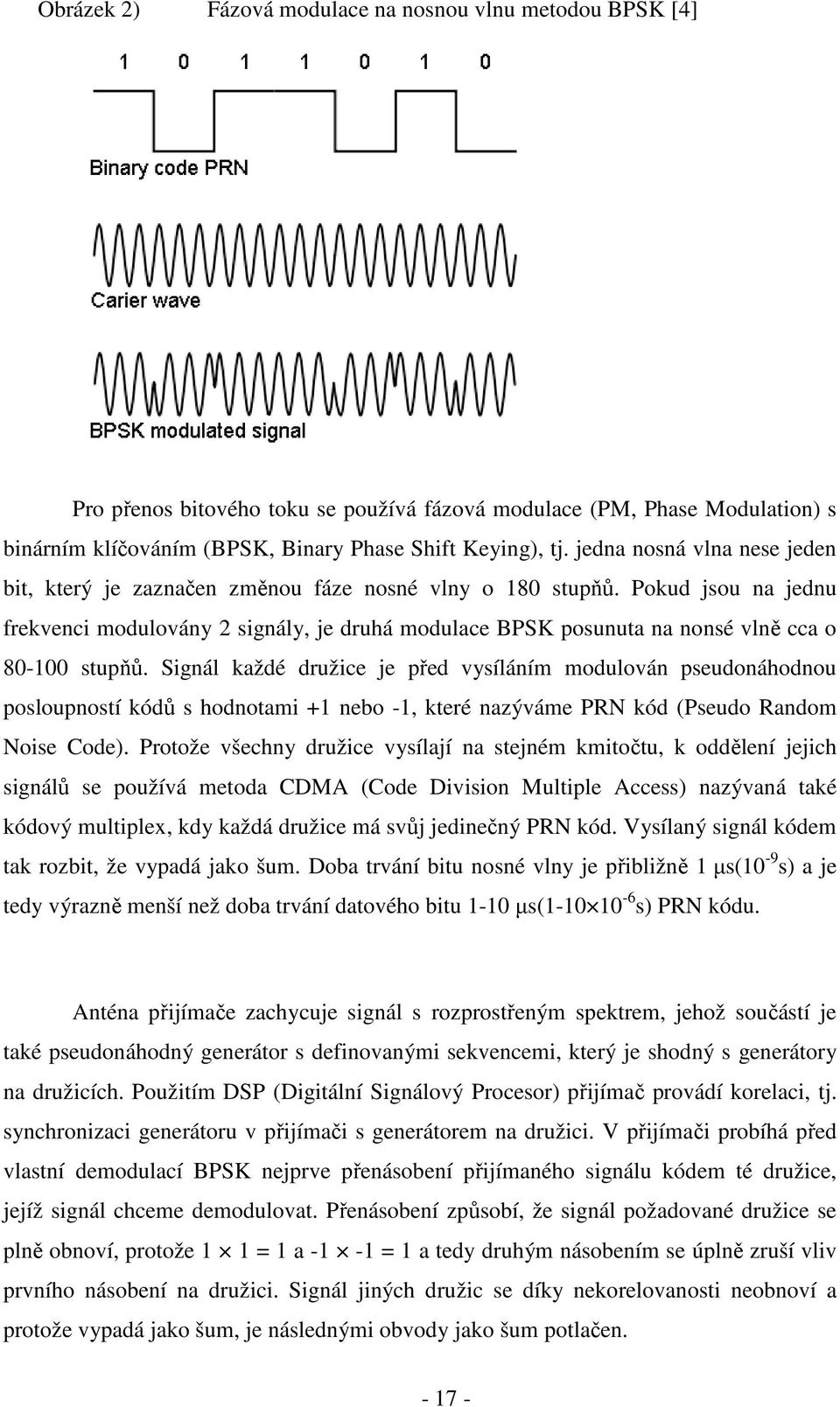 Pokud jsou na jednu frekvenci modulovány 2 signály, je druhá modulace BPSK posunuta na nonsé vlně cca o 80-100 stupňů.