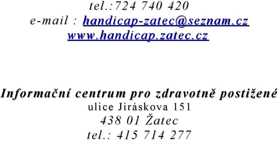 seznam.cz www.handicap.zatec.