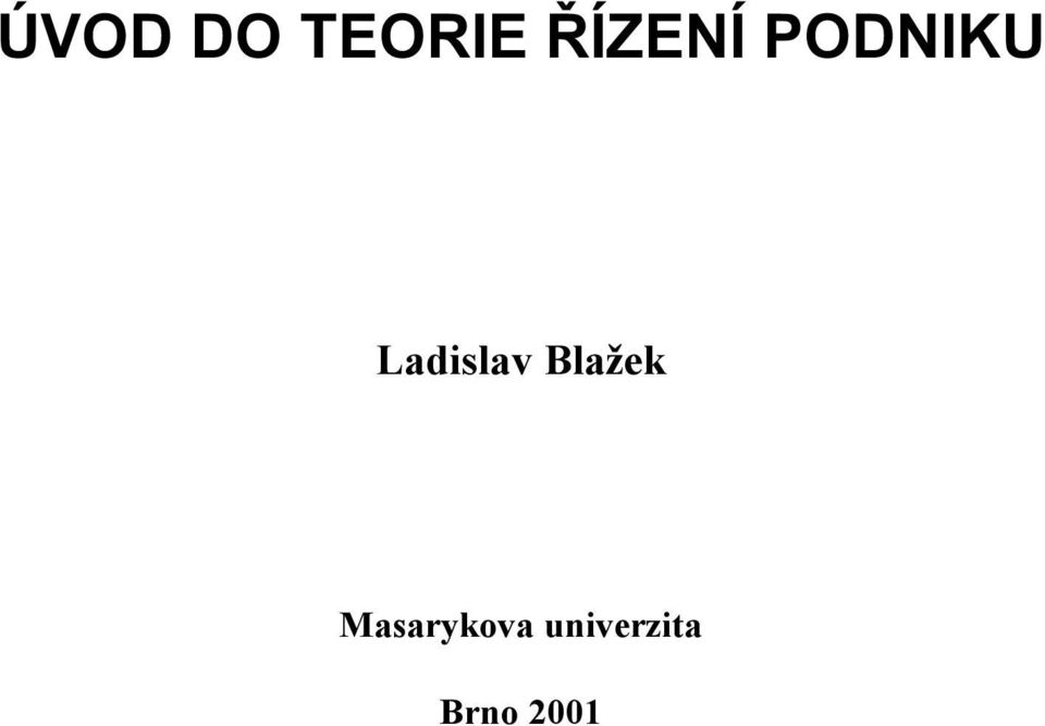 Ladislav Blažek