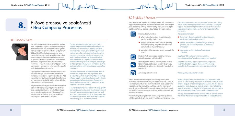 neelektrických fyzikálních veličin pro investiční výstavbu i pro provozní údržbu. Naše hlavní zákaznická odvětví jsou energetika, chemie, hutnictví, vodárenství a další oblasti průmyslu.