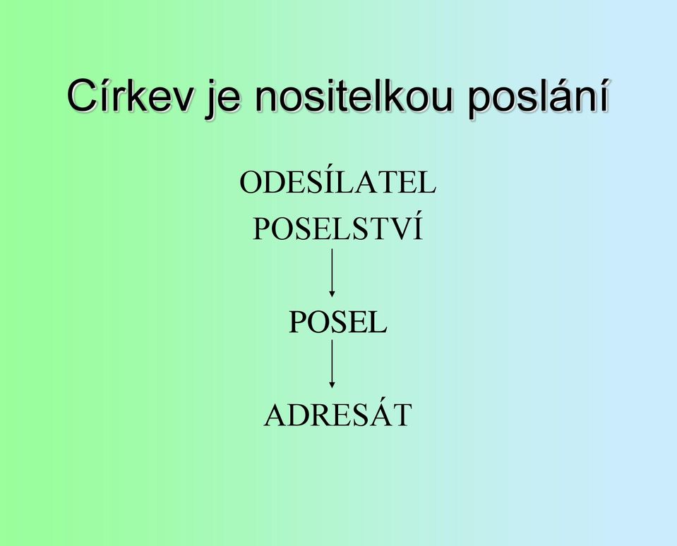 poslání
