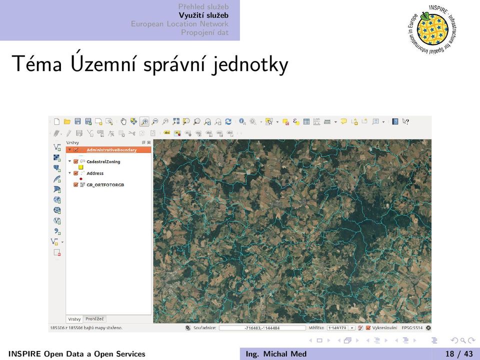 vnı jednotky INSPIRE Open Data a