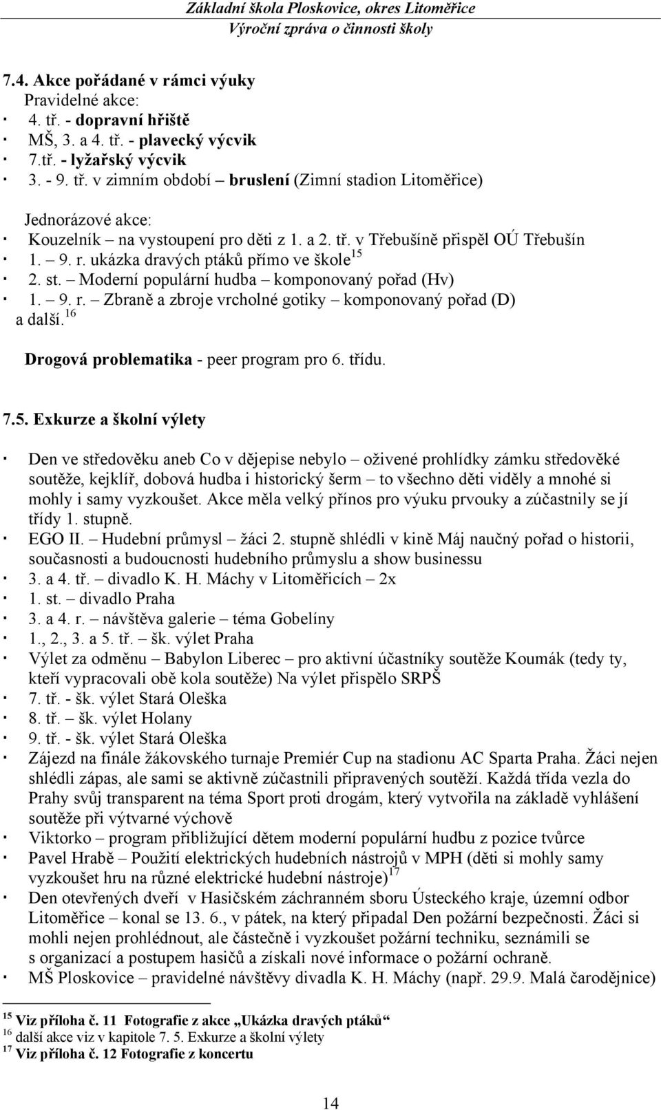 16 Drogová problematika - peer program pro 6. třídu. 7.5.