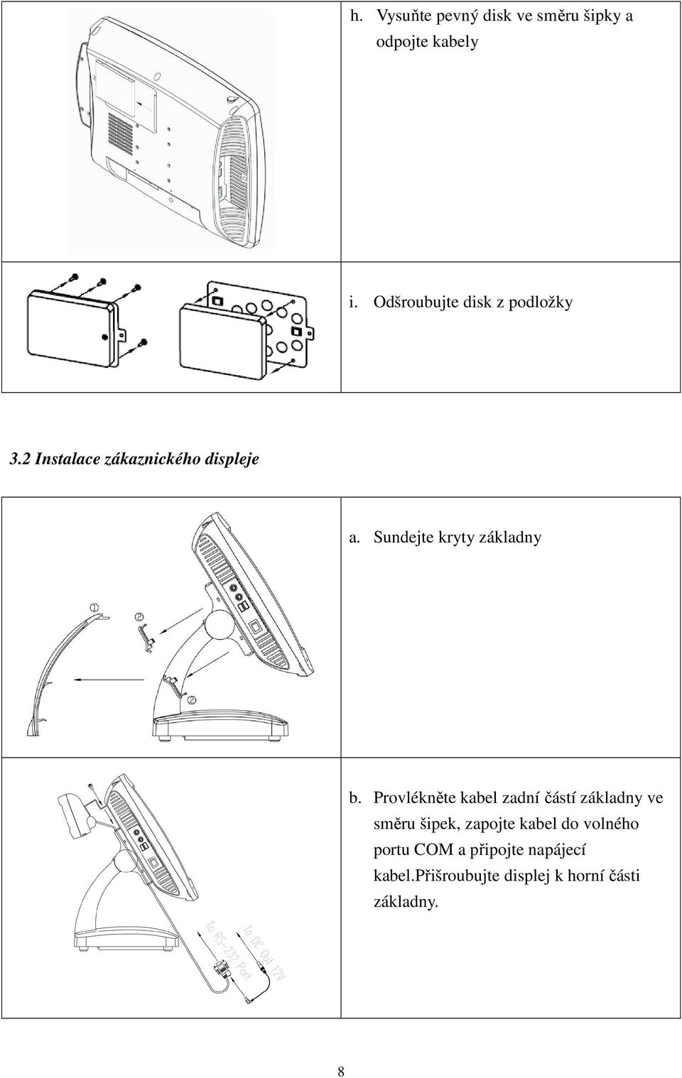 Sundejte kryty základny b.