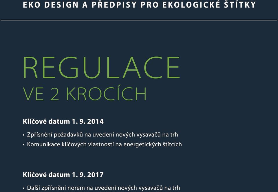 Komunikace klíčových vlastností na energetických štítcích Klíčové