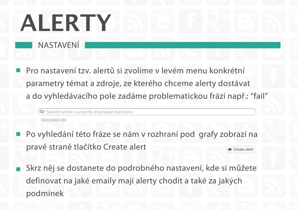 vyhledávacího pole zadáme problematickou frázi např.