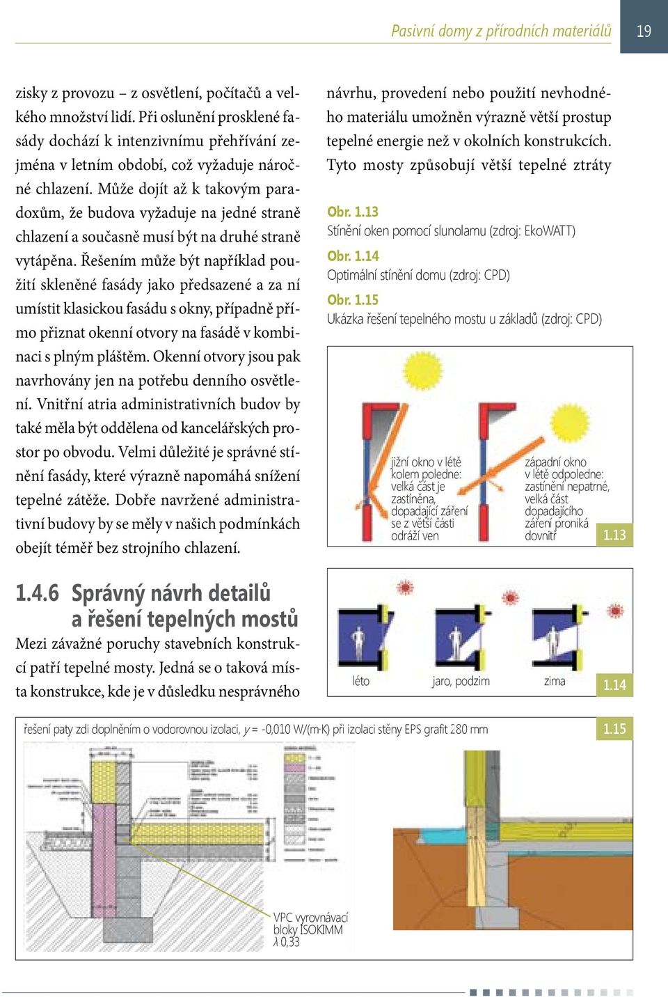 Může dojít až k takovým paradoxům, že budova vyžaduje na jedné straně chlazení a současně musí být na druhé straně vytápěna.