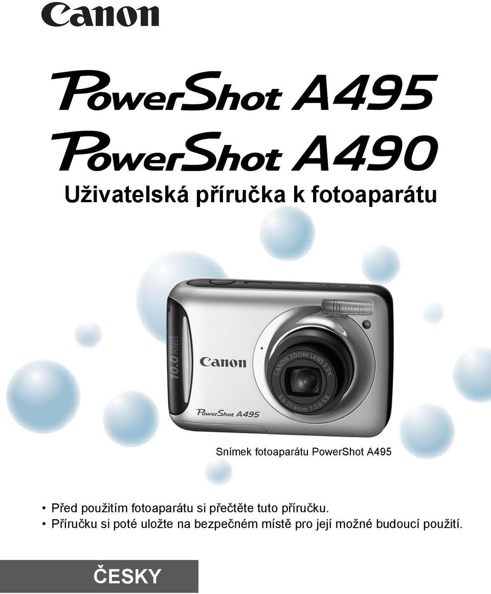 fotoaparátu si přečtěte tuto příručku.