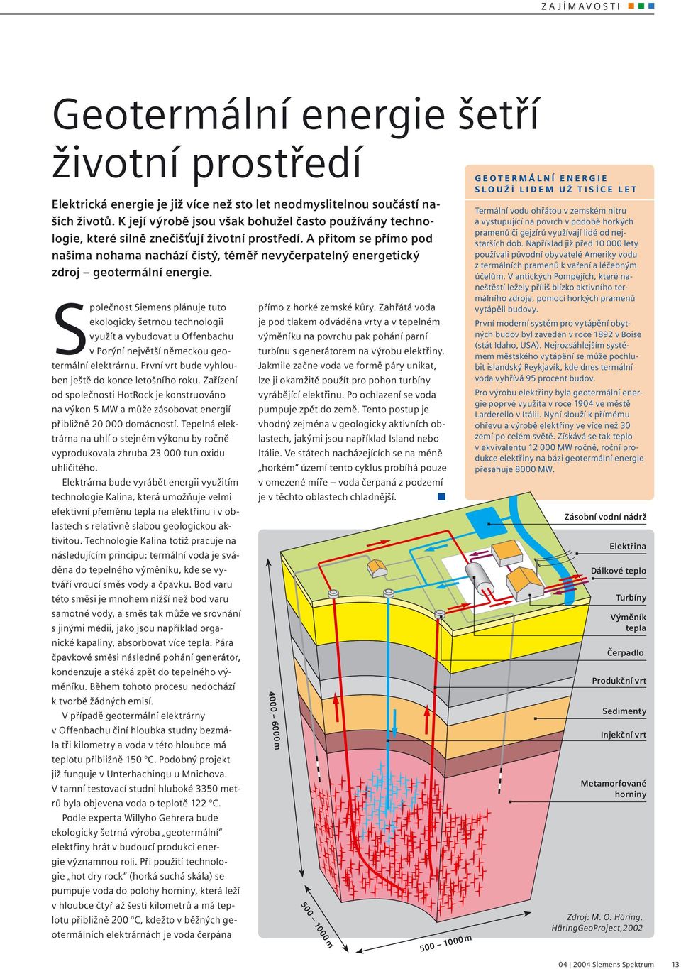 A přitom se přímo pod našima nohama nachází čistý, téměř nevyčerpatelný energetický zdroj geotermální energie.