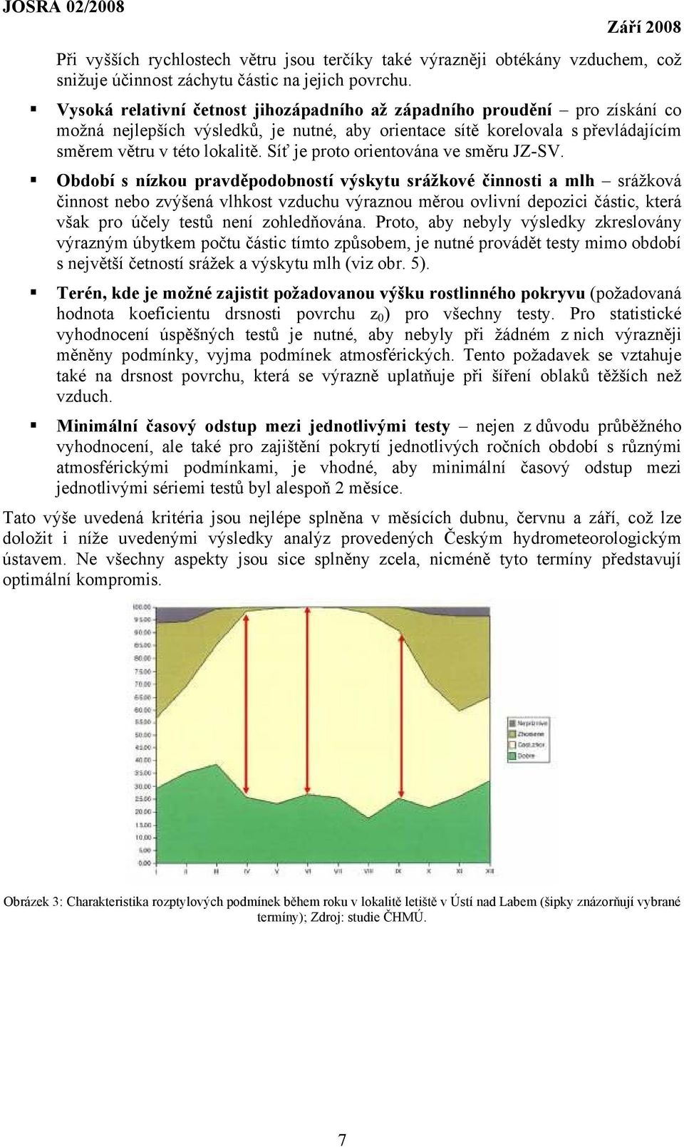 Síť je proto orientována ve směru JZ-SV.