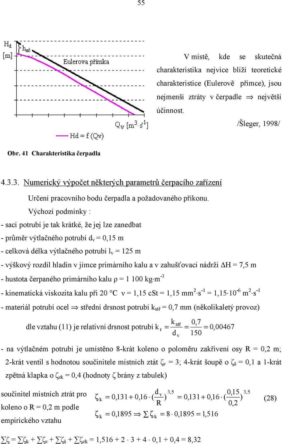 ýozí omíny : - aí otrubí je ta ráté, že jej lze zanebat - růměr ýtlačnéo otrubí 0,5 m - eloá éla ýtlačnéo otrubí l 5 m - ýšoý rozíl lain jíme rimárnío alu a zaušťoaí nárži 7,5 m - utota čeranéo