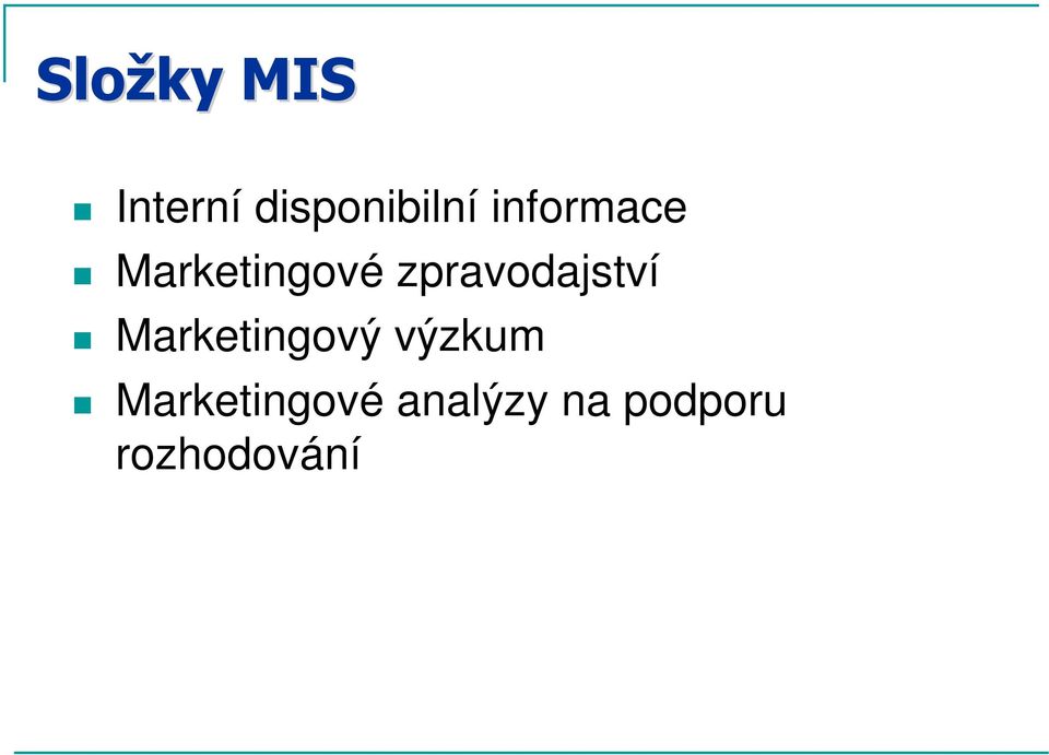 zpravodajství Marketingový