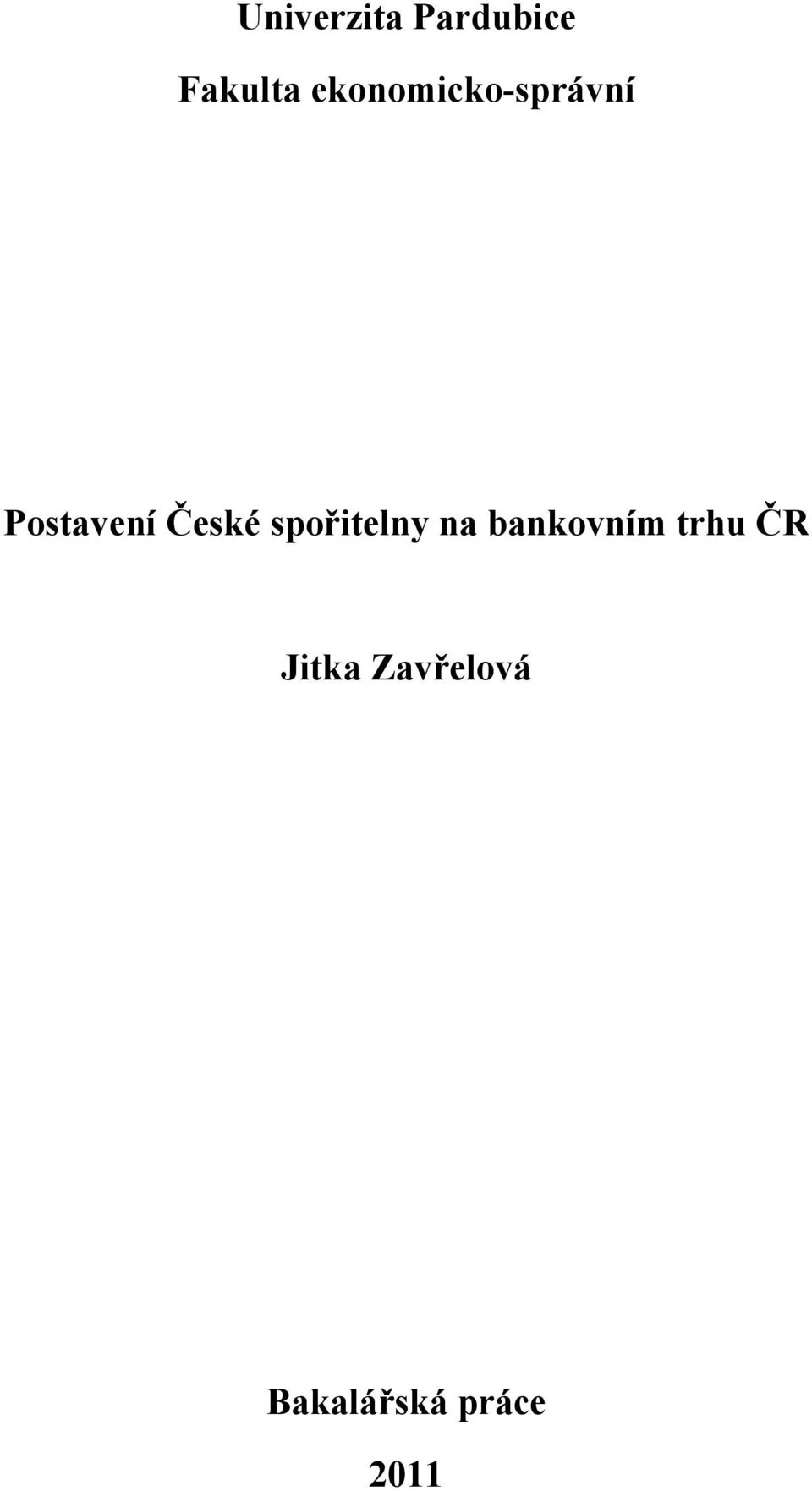 České spořitelny na bankovním