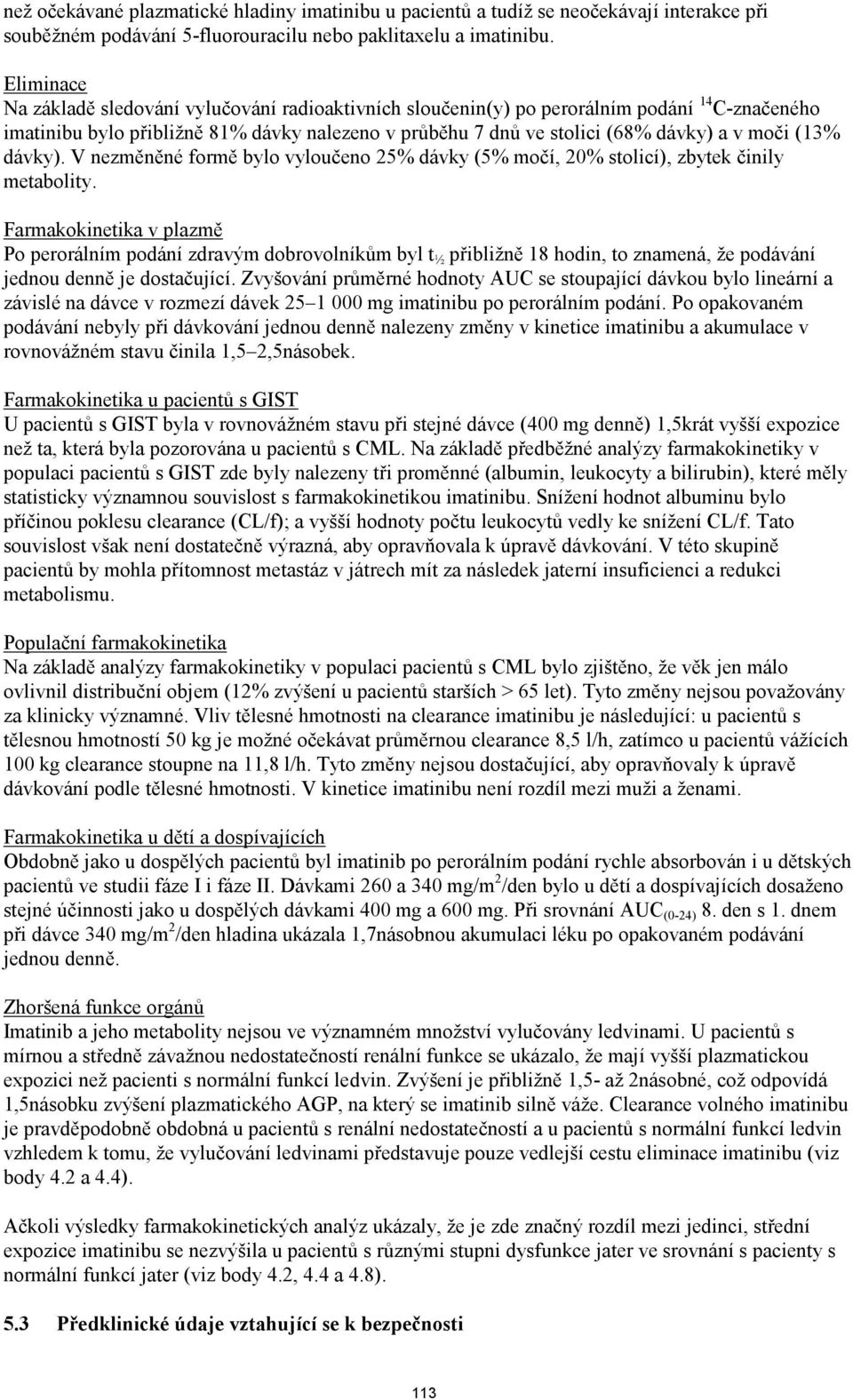 (13% dávky). V nezměněné formě bylo vyloučeno 25% dávky (5% močí, 20% stolicí), zbytek činily metabolity.