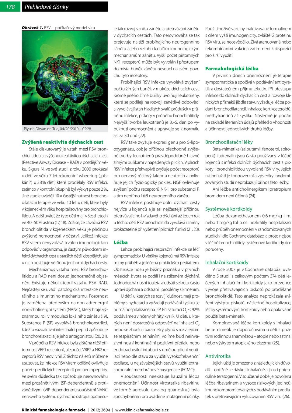 Airway Disease RAD) v pozdějším věku. Sigurs N.