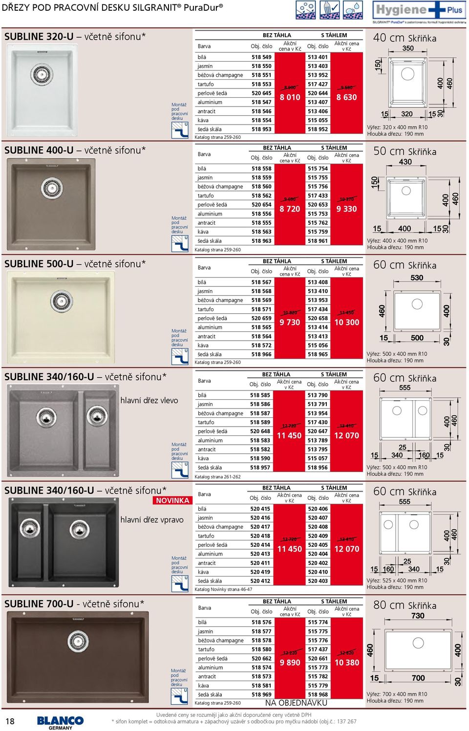 630 518 546 513 406 518 554 515 055 šedá skála 518 953 518 952 Katalog strana 259-260 BEZ TÁHLA S TÁHLEM Akční cena 518 558 515 754 518 559 515 755 518 560 515 756 518 562 9 690 517 433 10 370 520