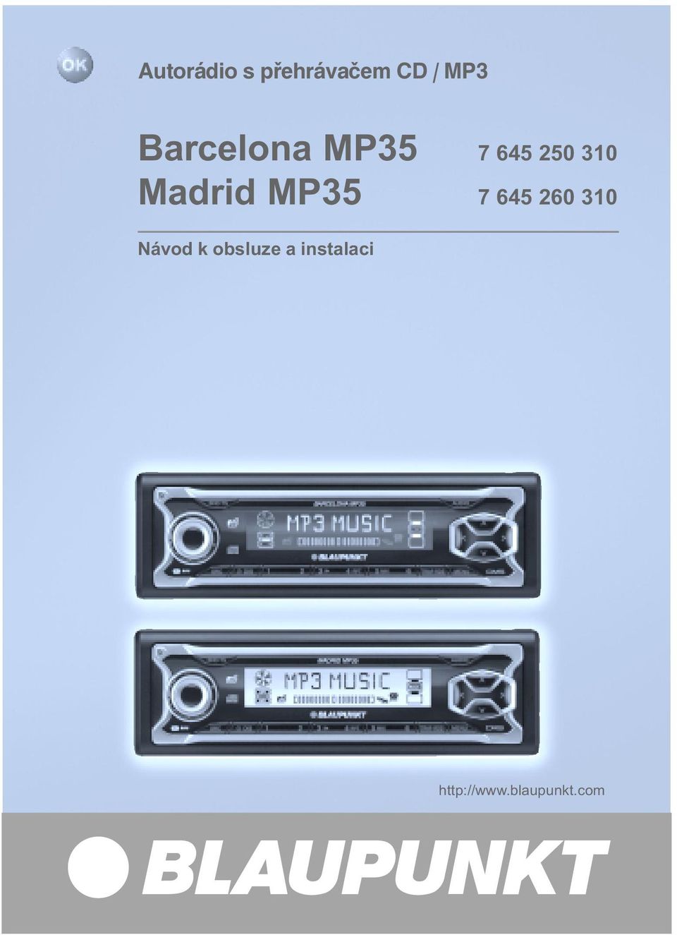 Madrid MP35 7 645 260 310 Návod k
