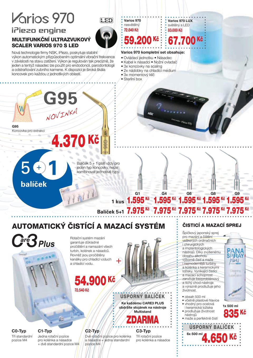 K dispozici je široká škála koncovek pro každou z jednotlivých oblastí. Varios 970 nesvětělný 72.840 Kč 59.