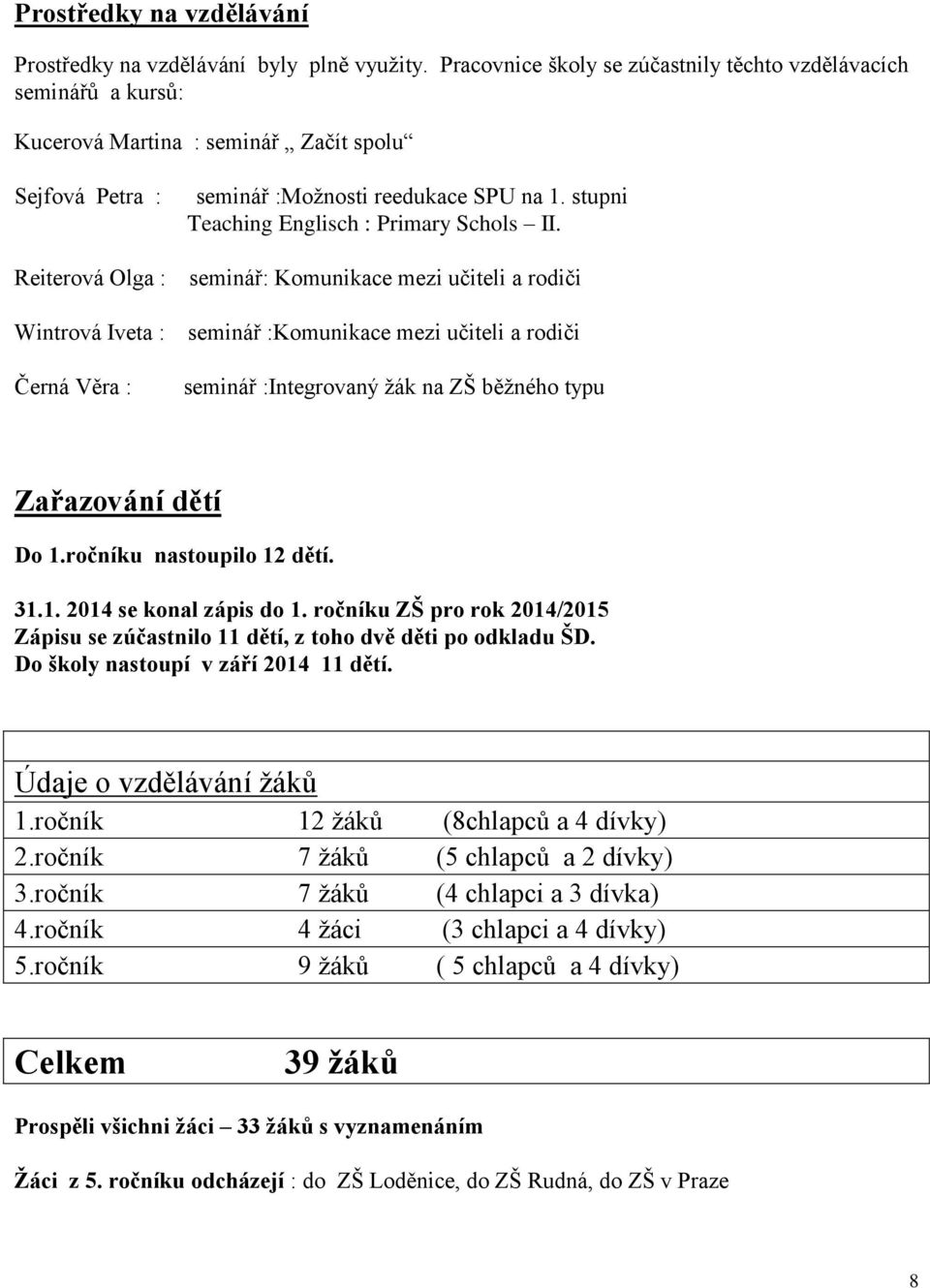 stupni Teaching Englisch : Primary Schols II.