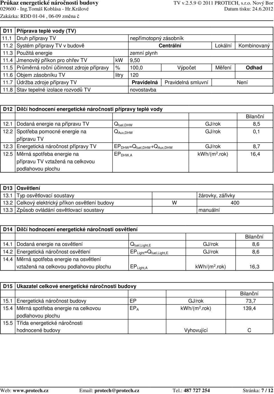 TV Stav tepelné izolace rozvodů TV % litry nepřímotopný zásobník Centrální zemní plynh 9,50 10 Výpočet 120 Pravidelná Pravidelná smluvní novostavba Lokální Měření Kombinovaný Není Odhad D12 12.1 12.