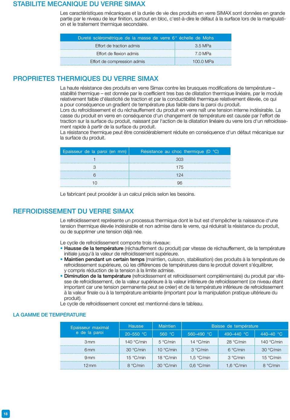 5 MPa Effort de flexion admis 7.0 MPa Effort de compression admis 100.