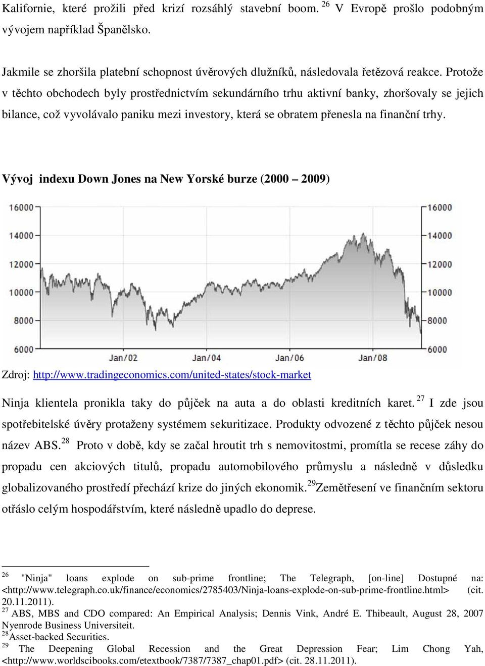 Protože v těchto obchodech byly prostřednictvím sekundárního trhu aktivní banky, zhoršovaly se jejich bilance, což vyvolávalo paniku mezi investory, která se obratem přenesla na finanční trhy.