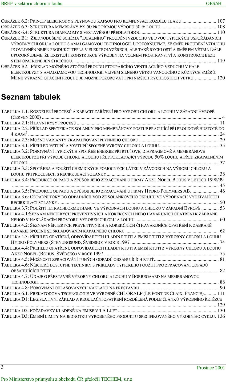 UPOZORŇUJEME, ŽE SMĚR PROUDĚNÍ VZDUCHU JE OVLIVNĚN NEJEN PRODUKCÍ TEPLA V ELEKTROLYZÉRECH, ALE TAKÉ RYCHLOSTÍ A SMĚREM VĚTRU.