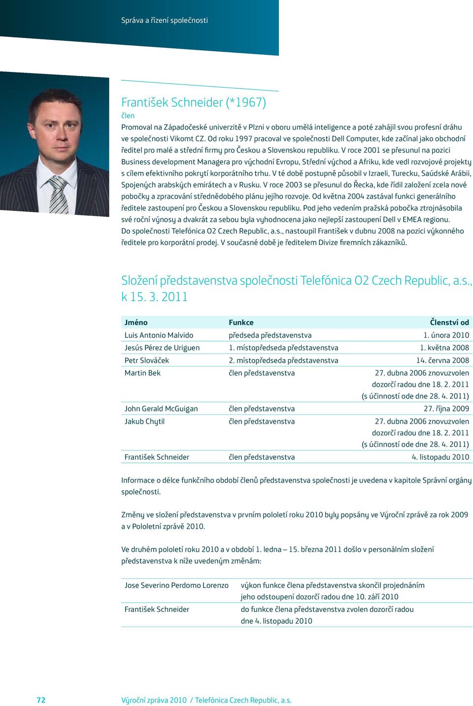 V roce 2001 se přesunul na pozici Business development Managera pro východní Evropu, Střední východ a Afriku, kde vedl rozvojové projekty s cílem efektivního pokrytí korporátního trhu.