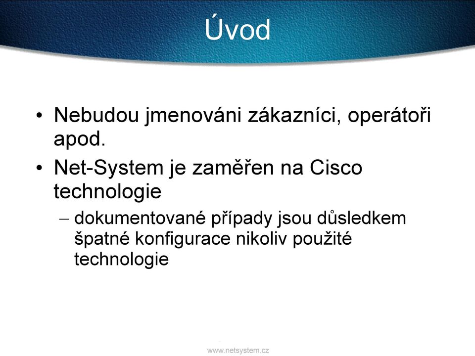 technologie dokumentované případy jsou