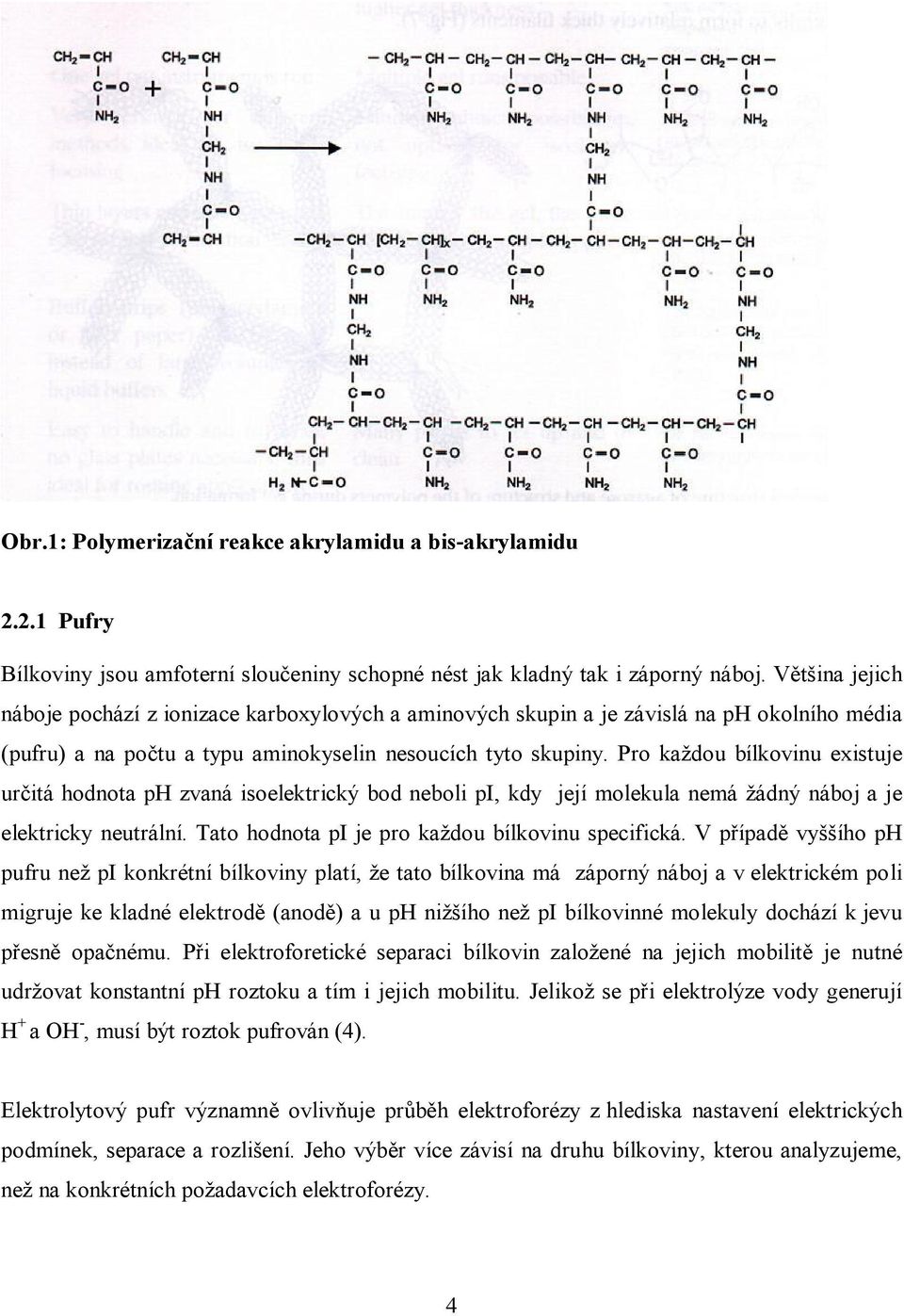 Pro každou bílkovinu existuje určitá hodnota ph zvaná isoelektrický bod neboli pi, kdy její molekula nemá žádný náboj a je elektricky neutrální. Tato hodnota pi je pro každou bílkovinu specifická.