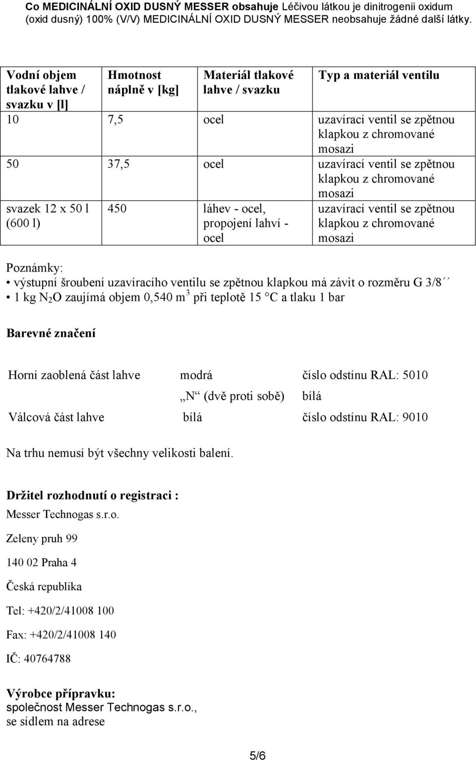 uzavírací ventil se zpětnou klapkou z chromované mosazi svazek 12 x 50 l (600 l) 450 láhev ocel, propojení lahví ocel uzavírací ventil se zpětnou klapkou z chromované mosazi Poznámky: výstupní