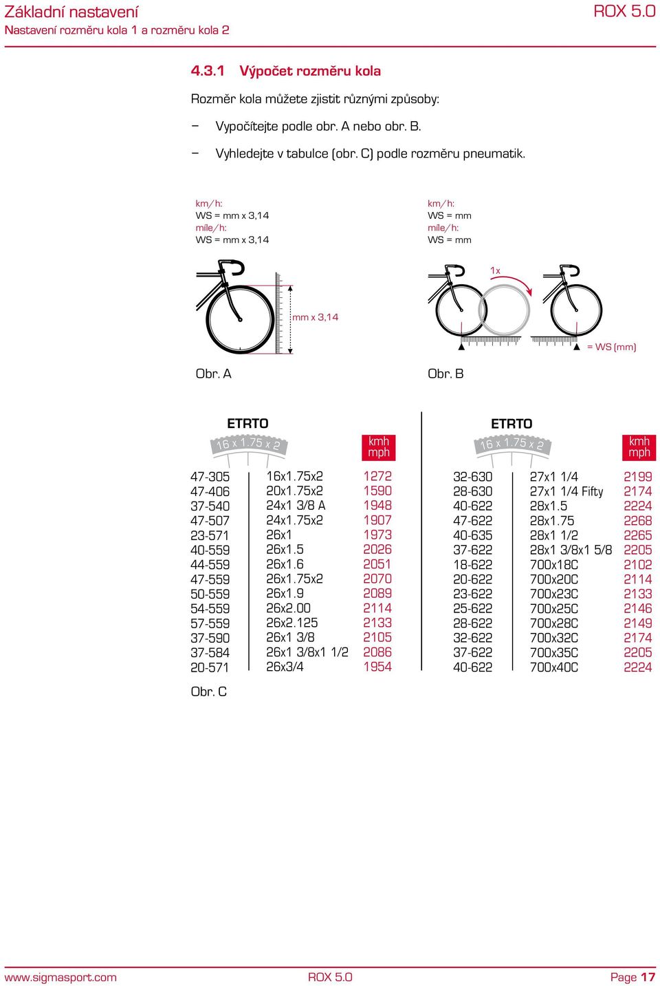 75 x 2 kmh mph 47-305 47-406 37-540 47-507 23-571 40-559 44-559 47-559 50-559 54-559 57-559 37-590 37-584 20-571 16x1.75x2 20x1.75x2 24x1 3/8 A 24x1.75x2 26x1 26x1.5 26x1.6 26x1.75x2 26x1.9 26x2.