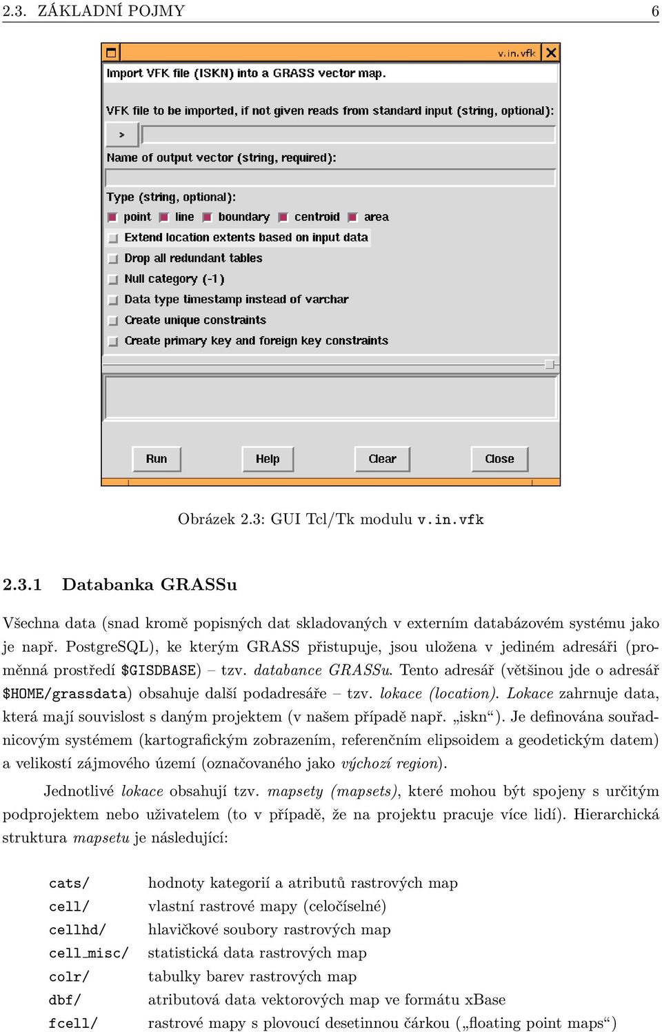 Tento adresář(většinou jde o adresář $HOME/grassdata) obsahuje další podadresáře tzv. lokace(location). Lokace zahrnuje data, kterámajísouvislostsdanýmprojektem(vnašempřípaděnapř. iskn ).