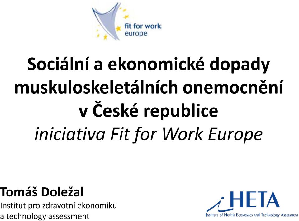 republice iniciativa Fit for Work Europe