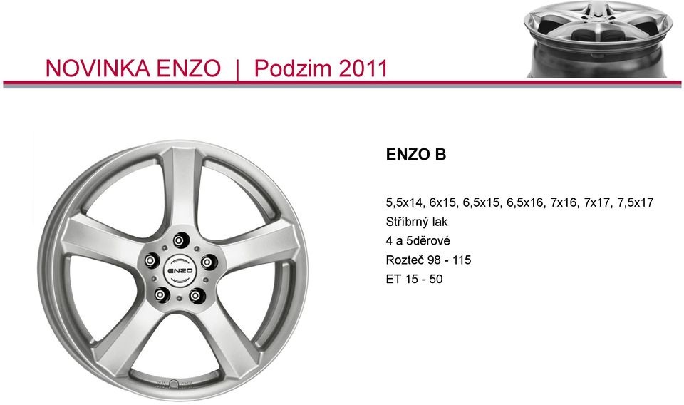 7x16, 7x17, 7,5x17 Stříbrný lak