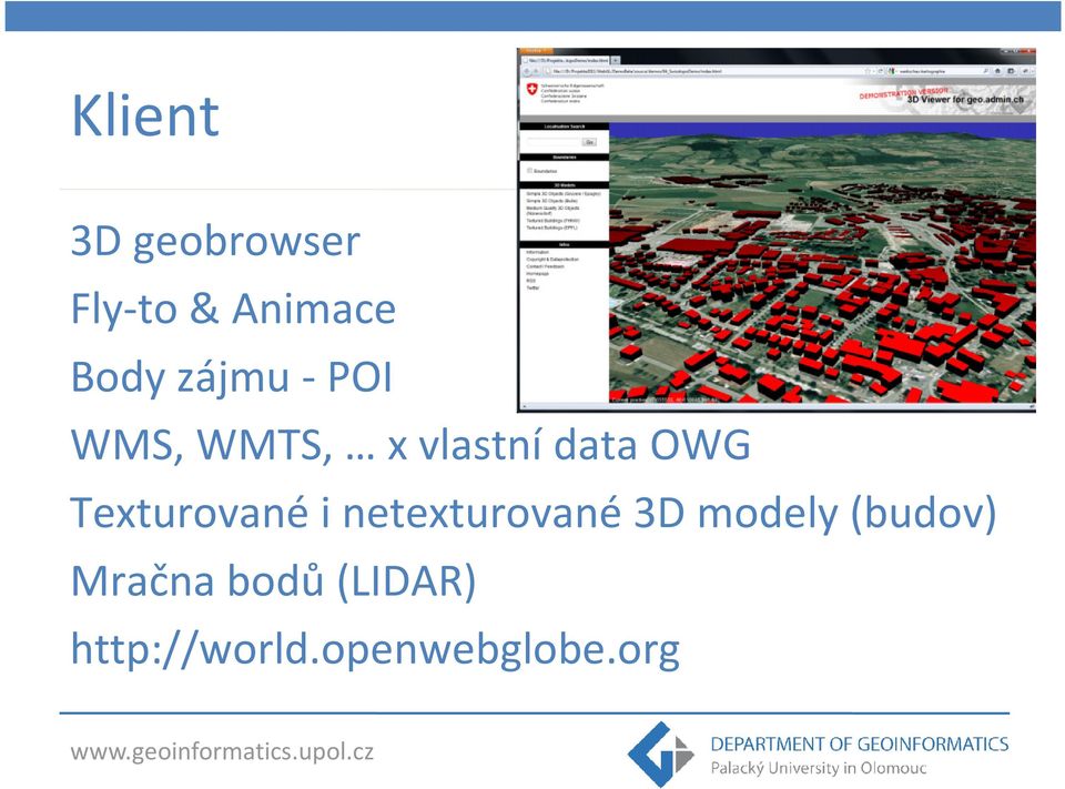 Texturované i netexturované 3D modely