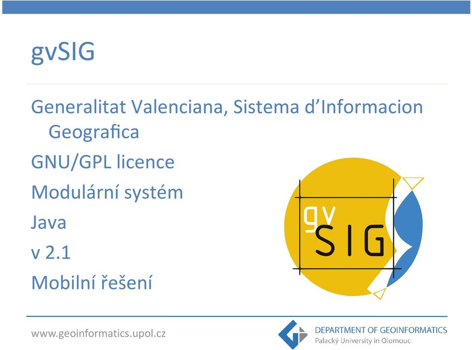 Geografica GNU/GPL licence
