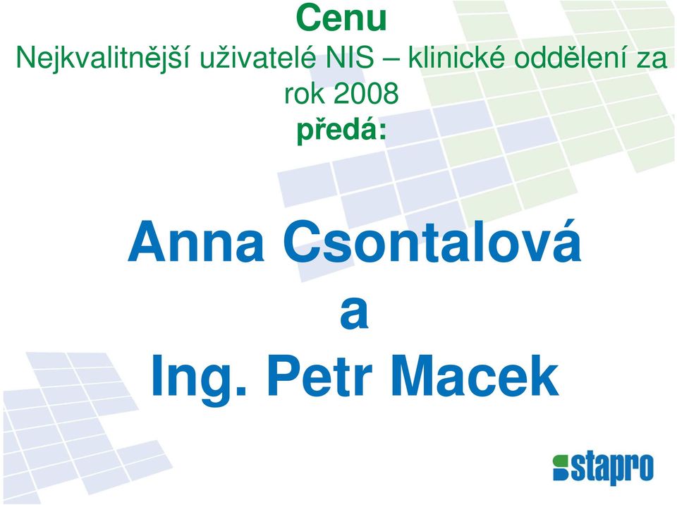 oddělení za rok 2008