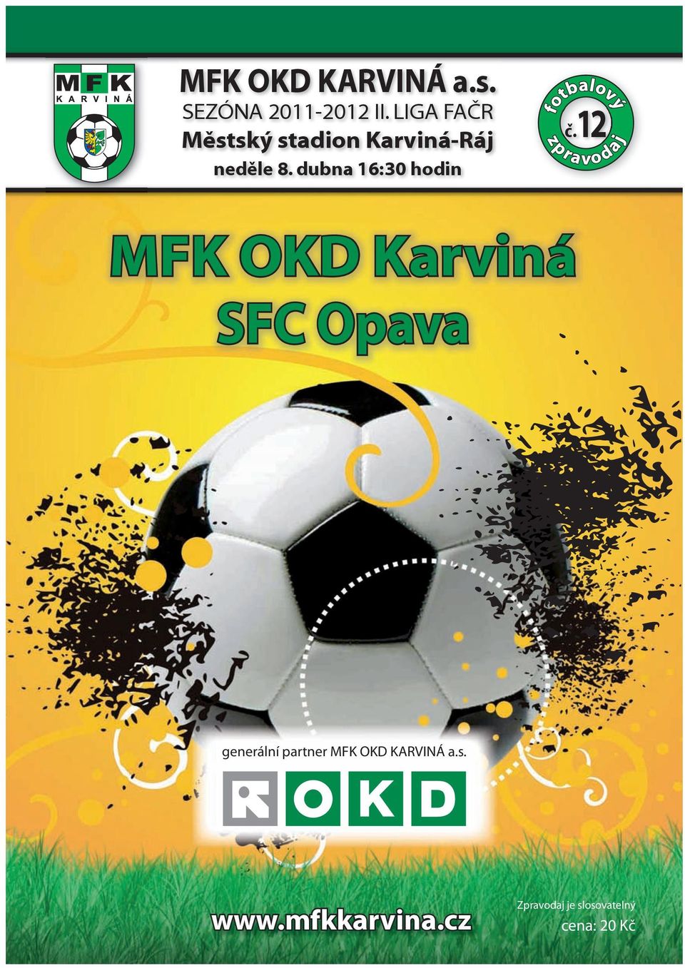 generální partner MFK OKD KARVINÁ